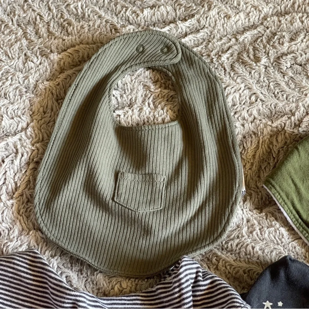 Assorted Bandana Bib Set Soft Cotton Accessories